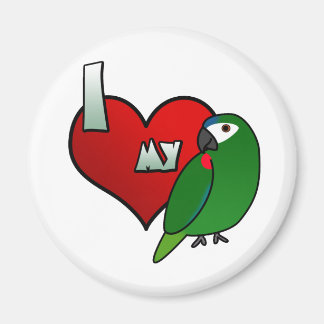 Aimant J'aime la Macaw de mon Hahn
