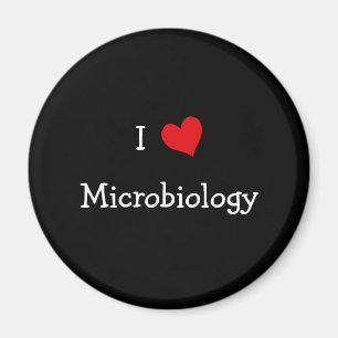 Aimant J'aime la microbiologie