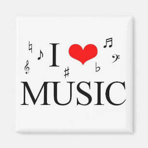 Aimant j'aime la musique