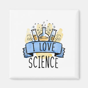 Aimant J'aime la science