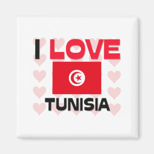 Aimant J'aime la Tunisie