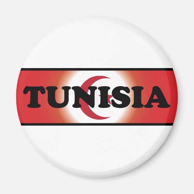 Aimant J'aime la Tunisie (Devant)