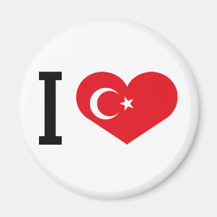 Aimant J'aime la Turquie