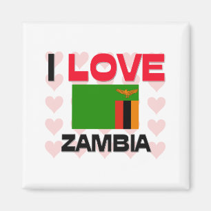 Aimant J'aime la Zambie