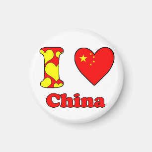 Aimant J'aime l'aimant chinois