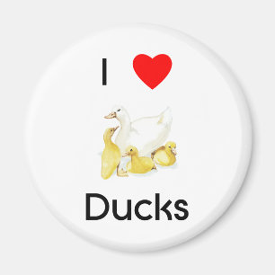 Aimant J'aime l'aimant de canards