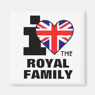 Aimant J'aime l'aimant de famille royale