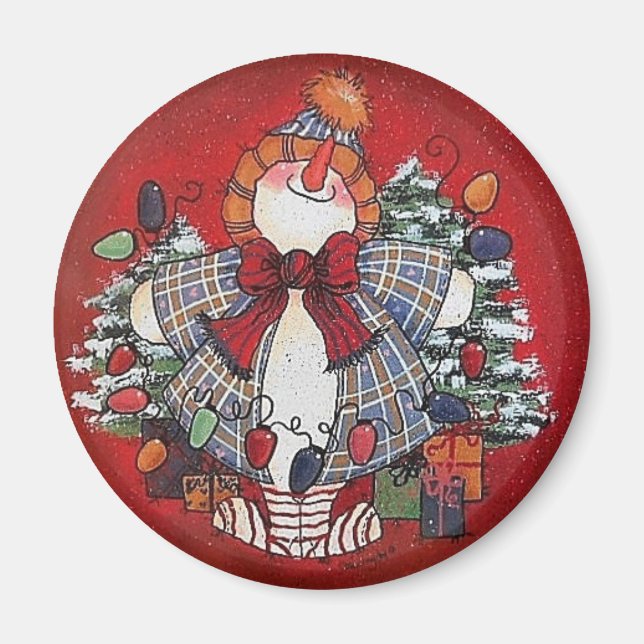 Aimant J'aime l'aimant de Noël (Devant)