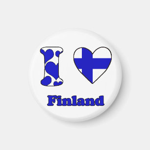 Aimant J'aime l'aimant finlandais