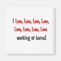 J'aime l'amour travailler à la maison