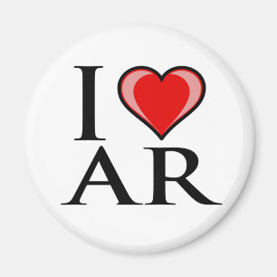 Aimant J'aime l'AR - Arkansas