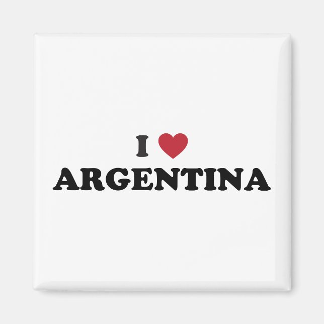 Aimant J'aime l'Argentine (Devant)