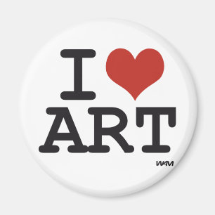 Aimant J'aime l'art