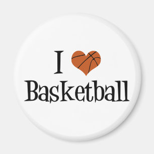 Aimant J'aime le basket-ball