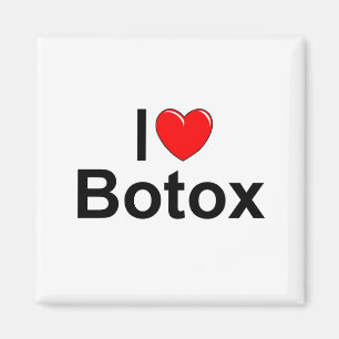 Aimant J'aime le botox (de coeur)