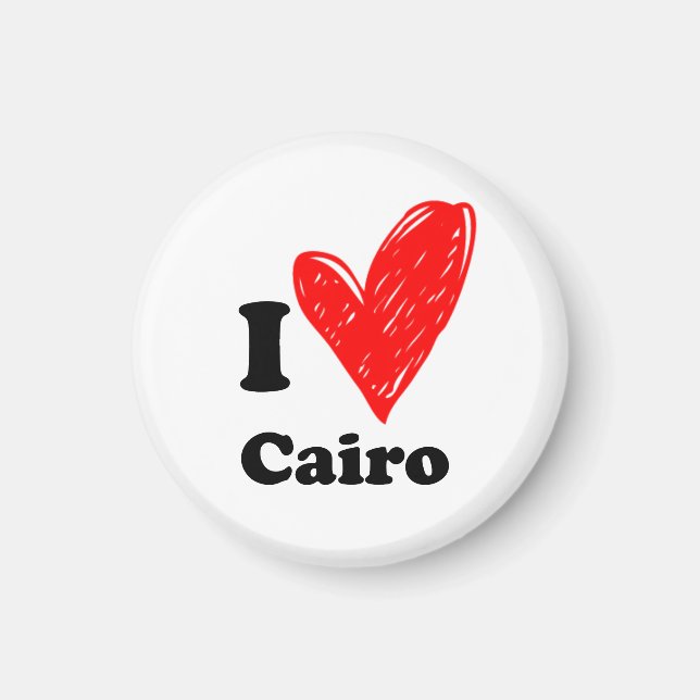 Aimant J'aime Le Caire (Devant)