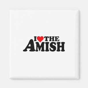 Aimant J'Aime Le Coeur De L'Amish _2