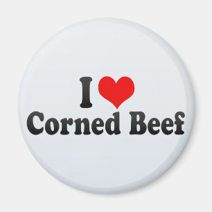 Aimant J'aime le corned beef