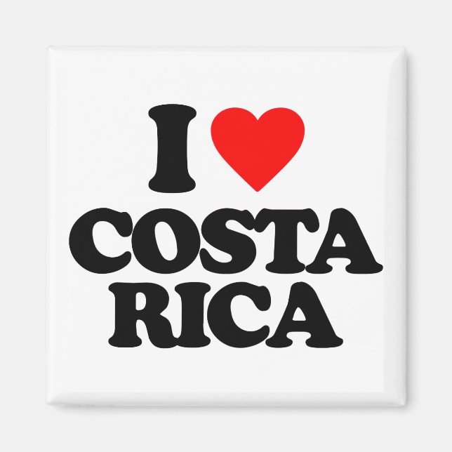 AIMANT J'AIME LE COSTA RICA (Devant)