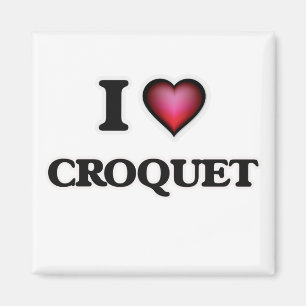 Aimant J'aime le croquet