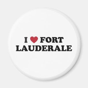 Aimant J'aime le Fort Lauderdale la Floride