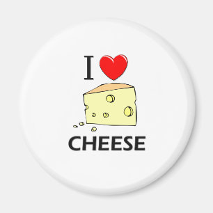 Aimant J'aime le fromage