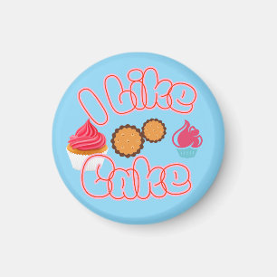 Aimant J'aime le gâteau