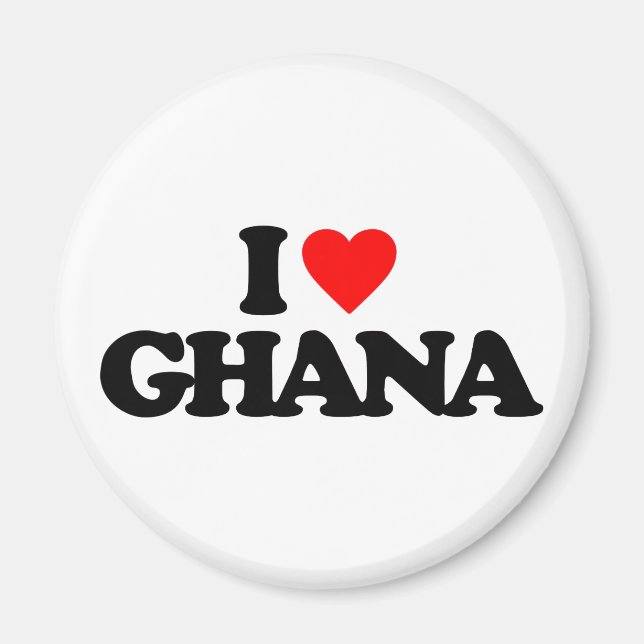 AIMANT J'AIME LE GHANA (Devant)