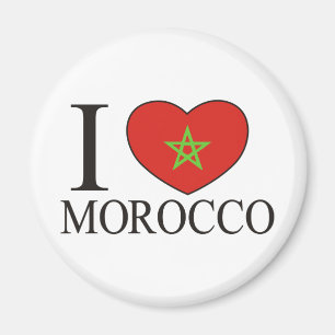 Aimant J'aime le Maroc