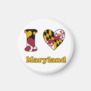 Aimant J'aime le Maryland