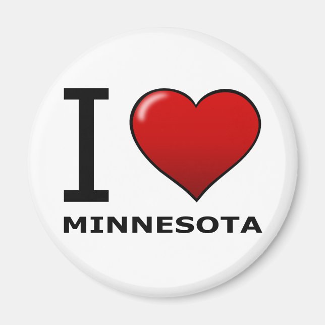 AIMANT J'AIME LE MINNESOTA (Devant)