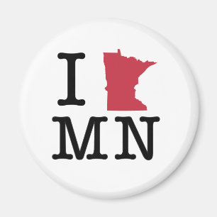 Aimant J'aime le Minnesota