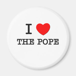 Aimant J'aime le pape