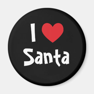 Aimant J'aime le Père Noël