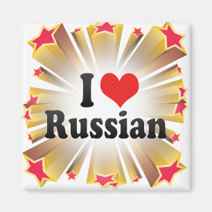 Aimant J'aime le russe