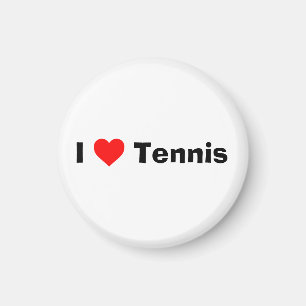 Aimant J'aime le tennis