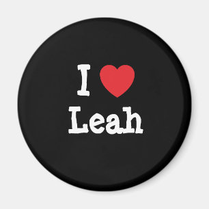 Aimant J'aime Leah heart T-Shirt