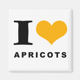 Aimant J'aime les abricots