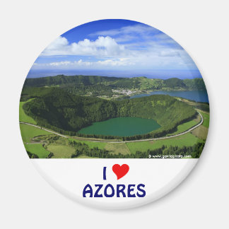 Aimant J'aime les Açores