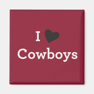 Aimant J'aime les cowboys