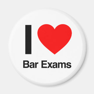 Aimant j'aime les examens de barre