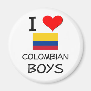 Aimant J'aime les garçons colombiens