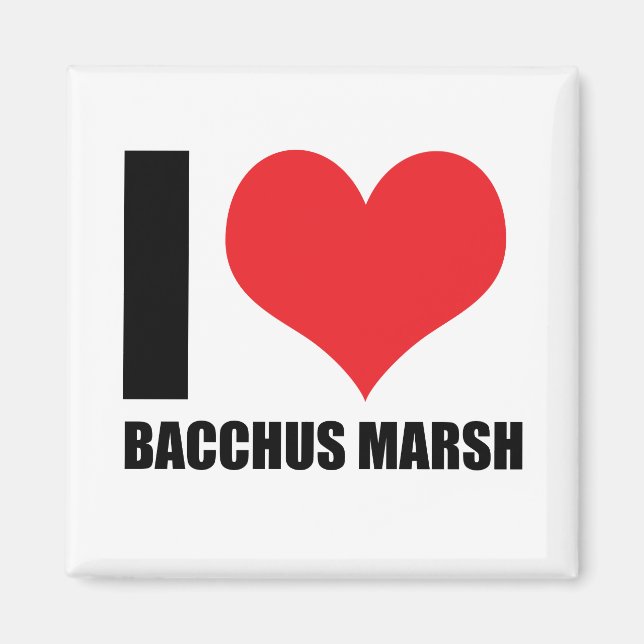 Aimant J'aime les marais Bacchus (Devant)