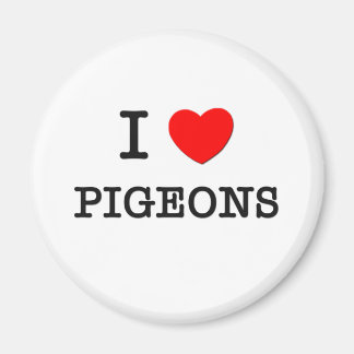 Aimant J'aime les PIGEONS