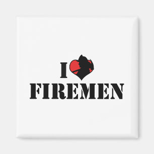 Aimant J'aime les pompiers
