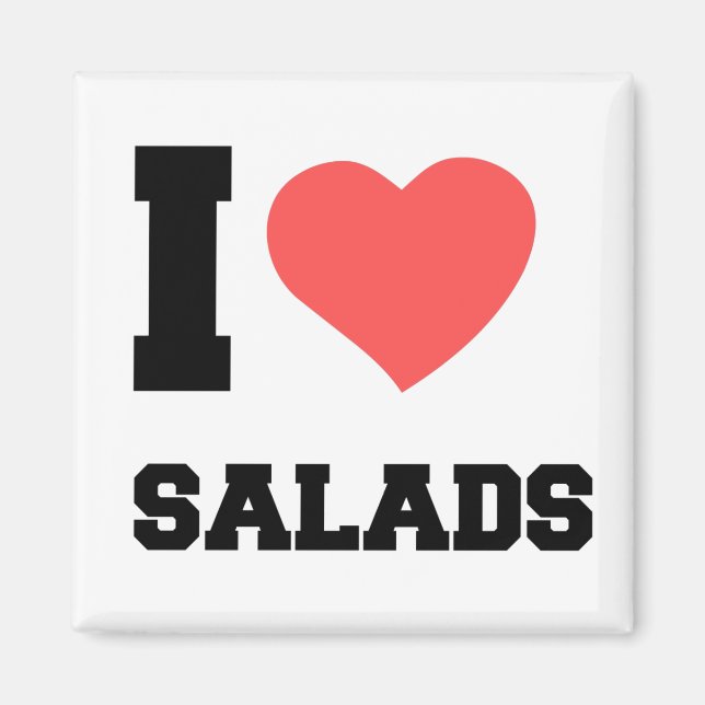 AIMANT J'AIME LES SALADES (Devant)