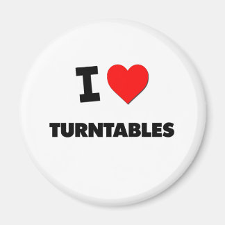 Aimant J'aime les Tourne-disques