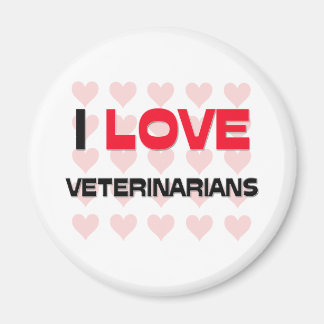 AIMANT J'AIME LES VÉTÉRINAIRES