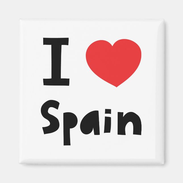 Aimant J'aime l'Espagne (Devant)