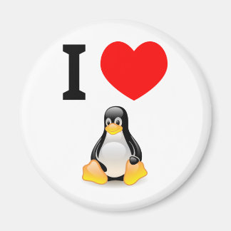 Aimant J'aime Linux